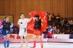 Các đội tuyển võ đang chờ những chiến thắng tiếp theo để có thành tích như đội kun bokator trong những ngày trước tại SEA Games 32. Ảnh: DŨNG PHƯƠNG