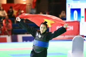 Hồng Ân đã có tấm HCV trong lần đầu dự SEA Games. Ảnh: DŨNG PHƯƠNG