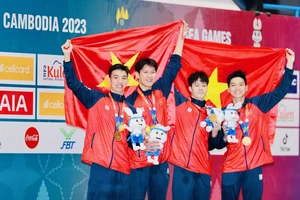 Bơi Việt Nam đã giành được 7 tấm HCV tại SEA Games 32. Ảnh: DŨNG PHƯƠNG