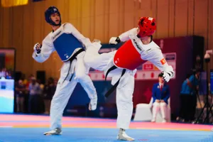 Các võ sĩ tốt nhất sẽ tham gia giải taekwondo vô địch quốc gia. Ảnh: DŨNG PHƯƠNG