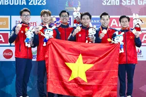 Đội TDDC Việt Nam thi đấu giải vô địch châu Á sau SEA Games 32. Ảnh: D.P