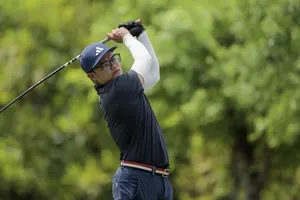 Golf thủ Nhất Long có tấm vé dự ASIAD 19-2022 sau cuộc tuyển chọn. Ảnh: VGA