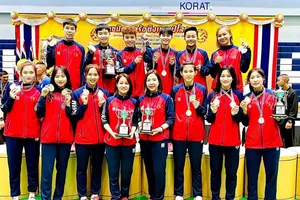 Cầu mây Việt Nam có kết quả tốt tại giải vô địch thế giới 2023. Ảnh: CMVN