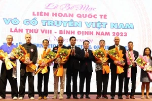 Liên hoan quốc tế võ cổ truyền Việt Nam đã kết thúc thành công tại Bình Định. Ảnh: HOÀNG QUÂN 