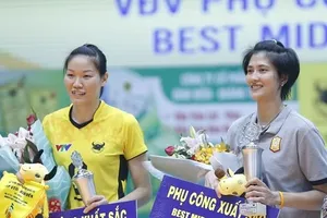 Đội bóng chuyền Bộ tư lệnh Thông tin cho biết không thuê cầu thủ Pleumjit Thinkaow (trái) như những đồn đoán thời gian qua. Ảnh: BĐLA