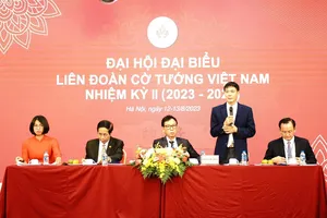 Liên đoàn cờ tướng Việt Nam đã tổ chức xong đại hội nhiệm kì lần thứ 2. Ảnh: MINH MINH