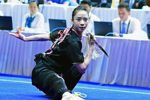 Các võ sĩ wushu sẽ được tập huấn Trung Quốc để chuẩn bị tốt nhất chuyên môn. Ảnh: D.P