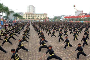 Võ cổ truyền Việt Nam thu hút được sự quan tâm của người làm chuyên môn và người dân cả nước. Ảnh: CỤC TDTT