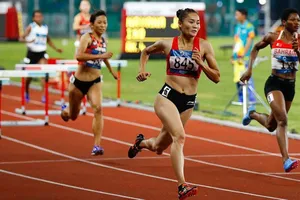 Quách Thị Lan đã thi đấu tại ASIAD 18-2018 nhưng chưa được công nhận HCV cho tới lúc này. Ảnh: OCA