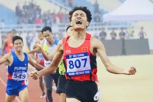 Lương Đức Phước đang lấy lại cảm giác thi đấu tốt nhất của mình như từng có tại SEA Games 31. Ảnh: DŨNG PHƯƠNG