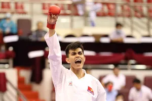 Tuyển thủ Đỗ Thanh Nhân đã có tấm HCĐ tại ASIAD 19. Ảnh: CỤCTDTT