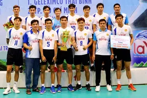 Đôi nam Long An đang nỗ lực chuẩn bị chuyên môn với mục tiêu cao nhất là trụ hạng thành công ở giải vô địch quốc gia năm nay. Ảnh: MINH MINH