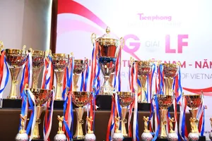 Giải đấu năm nay được đánh giá có tính hấp dẫn cao và phần thưởng lớn cho golf thủ tranh tài trong ngày 4-11. Ảnh: MINH MINH