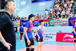 Đội nam Thể Công-Tân Cảng có chiến thắng quan trọng trong trận ra quân đầu tiên tại vòng 2 giải đấu năm nay. Ảnh: MINH MINH