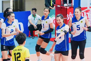 Đội nữ VTV Bình Điền Long An đang đạt phong độ tốt và sẽ gặp đương kim vô địch quốc gia Geleximco Thái Bình ở tứ kết. Ảnh: BÓNG CHUYỀN VIỆT NAM