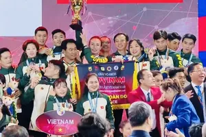 Vovinam Việt Nam xếp nhất toàn đoàn giải vô địch thế giới năm nay khi diễn ra trên sân nhà tại TPHCM. Ảnh: WVVF
