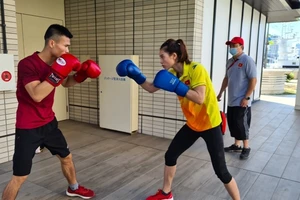 Boxing Việt Nam từng có suất chính thức dự Olympic Tokyo (Nhật Bản) 2020 và đang quyết tâm có suất chính thức ở Olympic năm 2024. Ảnh: ĐOÀN TTVN