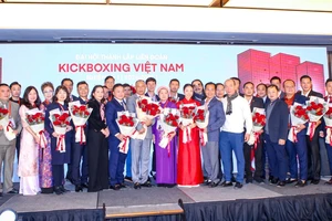 Liên đoàn kickboxing Việt Nam ra mắt ban chấp hành. Ảnh: LƯỢNG LƯỢNG