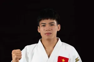 Võ sỹ Chu Đức Đạt có thêm chiến thắng ở giải tại Pháp. Ảnh: IJF