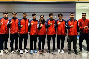 Đội tuyển bơi Việt Nam tham dự giải vô địch thế giới 2024. Ảnh: THANH HUYỀN