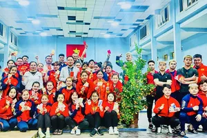 Đội tuyển cử tạ Việt Nam tự tin bước vào chuẩn bị chuyên môn trong năm mới 2024. Ảnh: MINH MINH