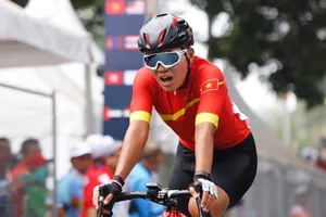 Cua-rơ Nguyễn Thị Thật là 1 trong 89 gương mặt có tên ở danh sách đầu tư trọng điểm của thể thao Việt Nam đối với Olympic Paris (Pháp) 2024. Ảnh: ĐOÀN TTVN