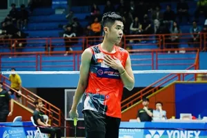 Tay vợt Lê Đức Phát thua đáng tiếc ở nội dung đơn nam tại giải. Ảnh: BUBADU.BADMINTON