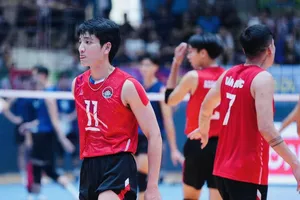 Đội nam Hà Tĩnh để thua trận thứ 2 liên tiếp trên sân nhà ở giai đoạn 1 giải đấu năm nay. Ảnh: VFV