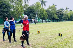 Ánh Nguyệt sẽ thi đấu tại Trung Quốc để tích lũy thêm điểm cá nhân trong việc tranh vé Olympic 2024. Ảnh: MINH MINH