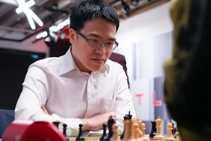 Lê Quang Liêm đã lên hạng 20 thế giới. Ảnh: GrandChessTour