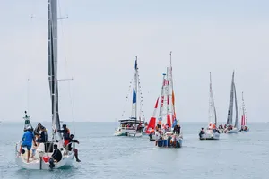 Các đội tham dự giải lần này tại biển Nha Trang. Ảnh: DUATHUYENVN