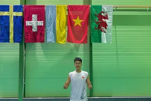 Đức Phát đã lên đường đi Australia để sẵn sàng cho các cuộc chinh phục giải cấp độ cao của BWF World Tour Super. Ảnh: MINH MINH