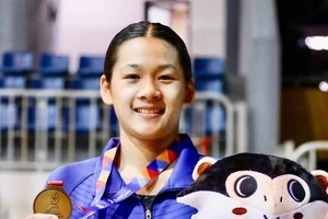 Nguyễn Thúy Hiền là một trong những gương mặt được FINA xem xét trao suất đặc cách dự Olympic 2024 cho bơi Việt Nam. Ảnh: ASG2024