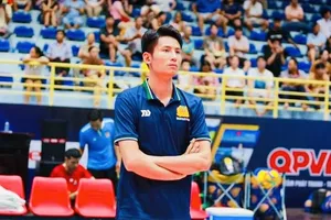 HLV Vũ Văn Duân của đội nam Công an TPHCM. Ảnh: BONGCHUYENSAOVANG