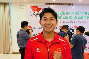 Lê Quốc Phong đang có sự tự tin hướng tới Olympic 2024. Ảnh: MINH MINH