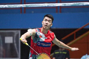 Lê Đức Phát sẽ gặp Nguyễn Hải Đăng tại trận chung kết đơn nam. Ảnh: VBF