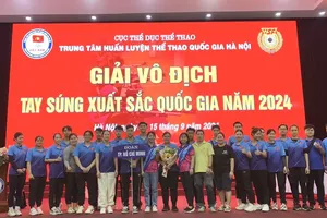 Xạ thủ tham dự giải đấu năm nay tại Trung tâm HLTTQG Hà Nội. Ảnh: MINH MINH