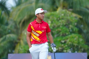 Anh Minh cùng đồng đội sẽ dự giải golf châu Á-Thái Bình Dương 2024 vào tháng 10. Ảnh: VGA