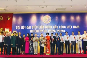 Liên đoàn cầu lông Việt Nam đã bầu ban chấp hành khóa 7 (2024-2029). Ảnh: MINH MINH