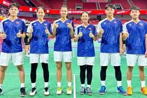 Đội cầu lông trẻ Việt Nam có các chiến thắng quan trọng. Ảnh: VBF