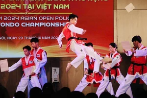 Giải taekwondo cảnh sát châu Á mở rộng 2024 được chờ đợi có nhiều nội dung thi đấu hấp dẫn về chuyên môn. Ảnh: CAND