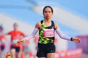 Hoàng Thị Ngọc Hoa có vị trí 1096 trên bảng xếp hạng thế giới của IAAF tại cự ly marathon - 42km. Ảnh: VTM