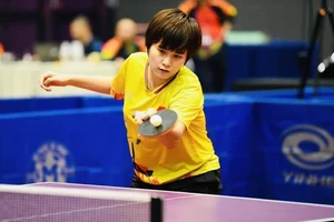 Nguyễn Khoa Diệu Khánh tiếp tục tăng bậc trên bảng xếp hạng thế giới. Ảnh: ITTF