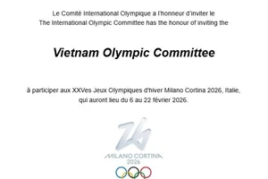 IOC đã có văn bản gởi tới Ủy ban Olympic Việt Nam mời dự Olympic mùa đông 2026. Ảnh: IOC