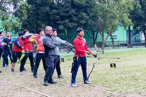 Bắn cung Việt Nam sẽ tuyển chọn kỹ lưỡng tuyển thủ sau đợt kiểm tra nội bộ về chuyên môn. Ảnh: MINH MINH