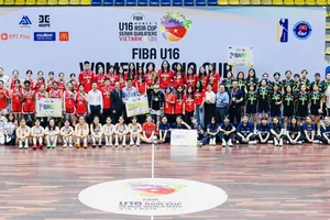 Các đội bóng đã kết thúc tranh tài tại nhà thi đấu Thanh Trì (Hà Nội). Ảnh: VBF