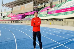 Nhi Yến đã giành tấm HCĐ để đời cho mình tại giải vô địch châu Á 2025. Ảnh: NHI YẾN