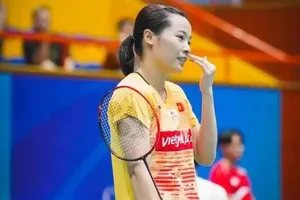 Nguyễn Thùy Linh không có kết quả tốt nhất nên dừng bước tại vòng 1 đơn nữ ở Indonesia. Ảnh: D.P