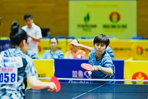 Tay vợt của bóng bàn TPHCM là Nguyễn Khoa Diệu Khánh được đề xuất tập trung đội tuyển quốc gia năm 2025. Ảnh: DUY LINH