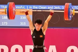 Lực sĩ Trần Minh Trí sẽ có cơ hội biết thêm các đối thủ tại giải vô địch Đông Nam Á 2025. Ảnh: DŨNG PHƯƠNG